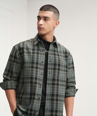 HIGHLANDER Men Checkered Casual Multicolor Shirt