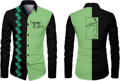 jrk enterprise Polycotton Printed, Colorblock Shirt Fabric