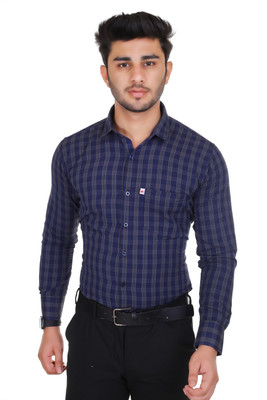 Marc Laurent Men Checkered Formal Multicolor Shirt