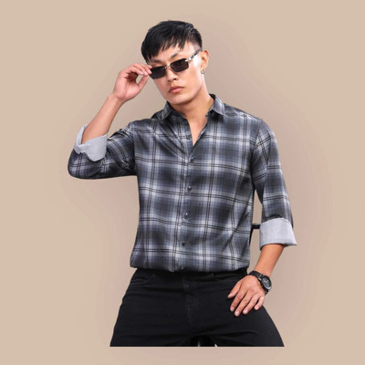 SHIV FASHION Men Self Design Casual Multicolor Shirt
