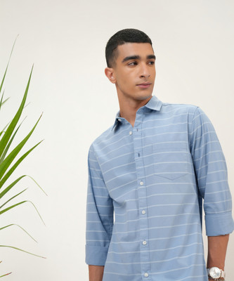 HIGHLANDER Men Striped Formal Multicolor Shirt