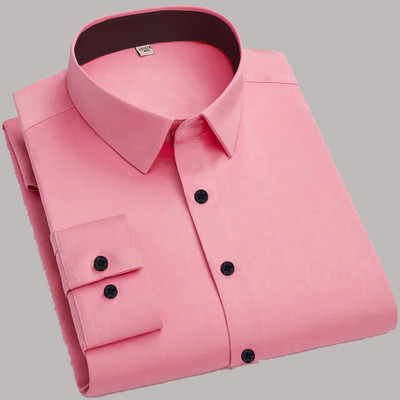 Blue dove Men Solid Casual Pink Shirt