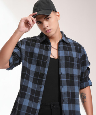 HIGHLANDER Men Checkered Casual Multicolor Shirt