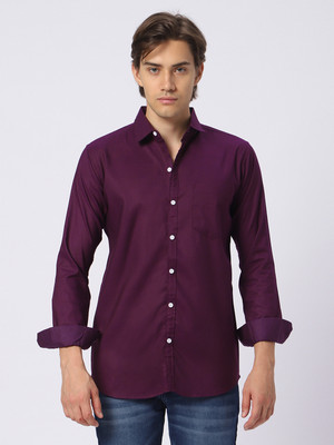 N AND J Men Solid Casual Multicolor Shirt