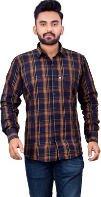 Marc Laurent Men Checkered Casual Multicolor Shirt