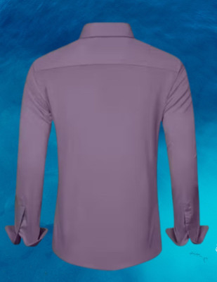VASTRAM Men Solid Formal Purple Shirt
