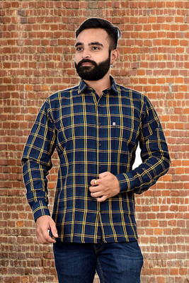 VK WINTER WEAR Men Striped Casual Multicolor Shirt