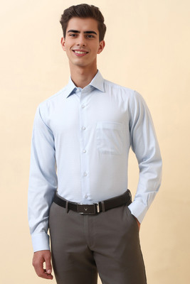 Allen Solly Men Solid Formal Light Blue Shirt