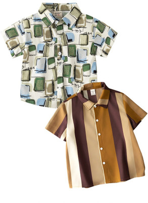 Sparrow ENTERPRISE Boys Printed Casual Multicolor Shirt