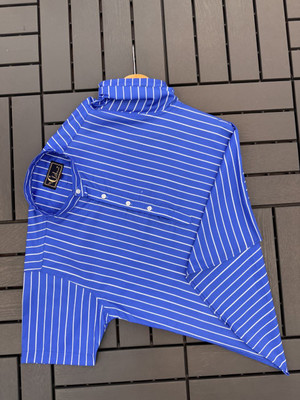 Abizzstore Retails Surat Men Printed Casual Blue Shirt