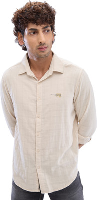 Spykar Men Solid Casual White Shirt