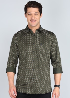 Allen Solly Men Solid Casual Green Shirt