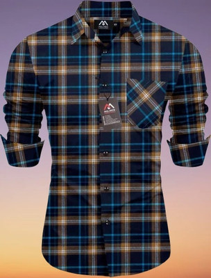 Nextgen Fashion Men Checkered Casual Multicolor Shirt