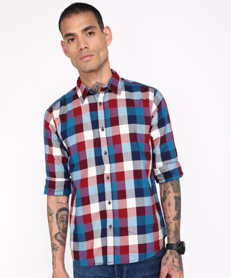 Pepe Jeans Men Checkered Casual Multicolor Shirt