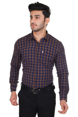 Trending Ayansh Men Solid Casual Blue Shirt