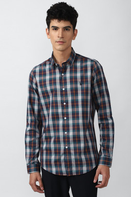 Simon Carter London Men Checkered Casual Multicolor Shirt