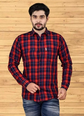 Arthz Fashion Trend Men Checkered Casual Multicolor Shirt