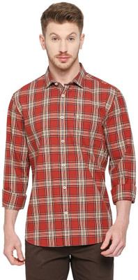 BASICS Men Solid Casual Red Shirt