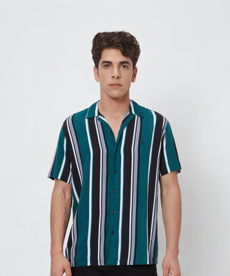 MUFTI Men Striped Casual Multicolor Shirt