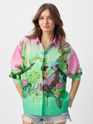 The Souled Store Women Printed Casual Multicolor Shirt