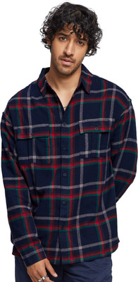 The Souled Store Men Checkered Casual Multicolor Shirt