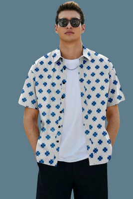ALVIN ENTERPRISE Men Solid Casual White Shirt