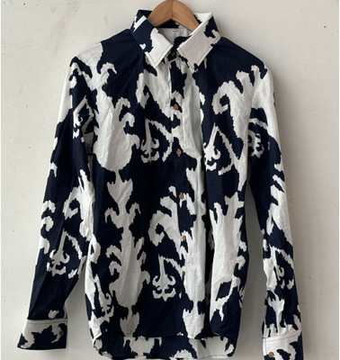 INDUS ART EMPORIUM Women Floral Print Casual Black Shirt