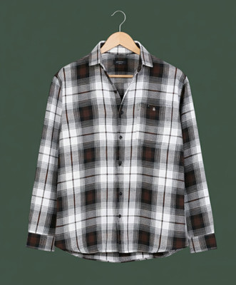 PROBIZ Men Checkered Casual Multicolor Shirt
