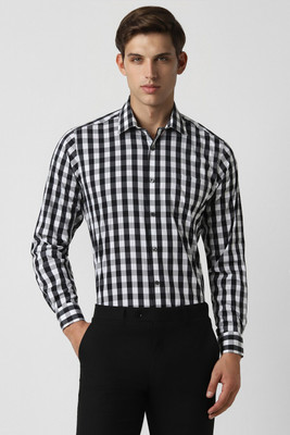 VAN HEUSEN Men Checkered Formal Multicolor Shirt