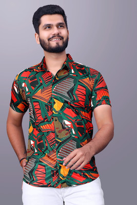 gurukrupa creation Men Printed Casual Multicolor Shirt