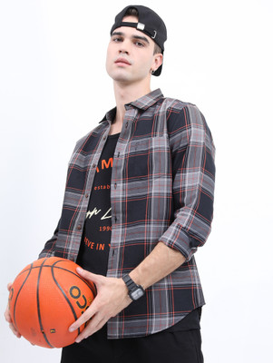 HIGHLANDER Men Checkered Casual Multicolor Shirt