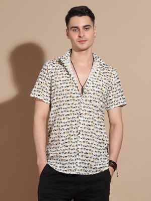 Stylebaazi Men Printed Casual Multicolor Shirt