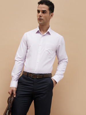 CODE by Lifestyle Men Printed Formal Pink Shirt
