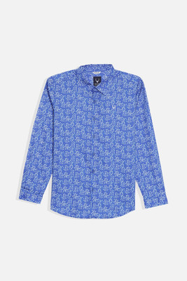 Allen Solly Boys Printed Casual Blue Shirt
