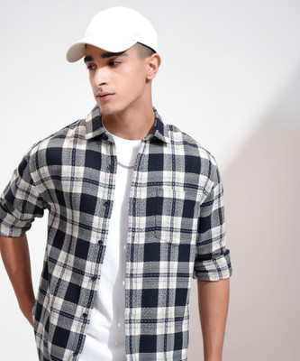 HIGHLANDER Men Checkered Casual Multicolor Shirt
