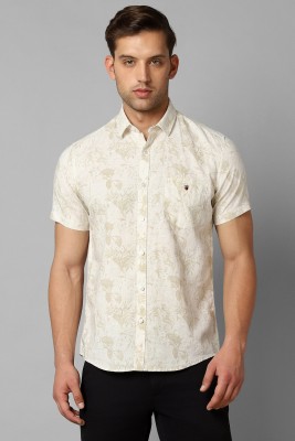 LOUIS PHILIPPE Men Printed Casual Beige Shirt