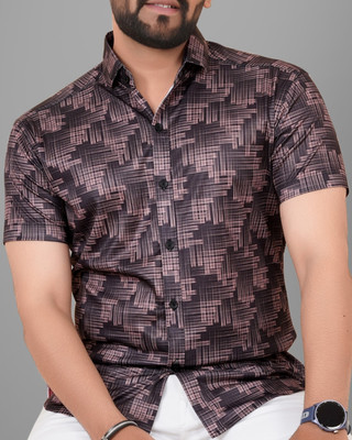 Voroxy Men Printed Casual Multicolor Shirt