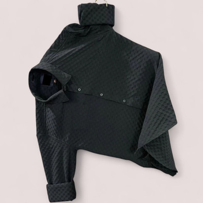 Radiance Creation Men Self Design Casual Black Shirt