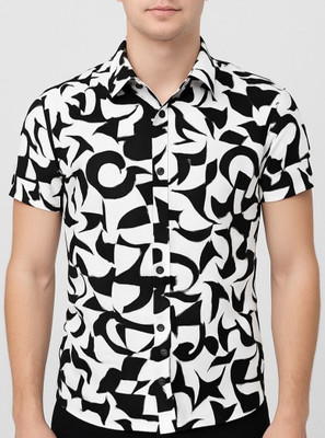 AVOLT Men Printed Casual Multicolor Shirt