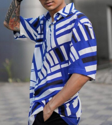 STOVESSY Men Printed Casual Multicolor Shirt