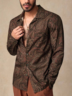 iCome Men Striped Casual Multicolor Shirt