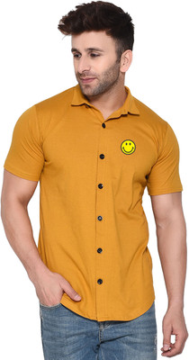 tfurnish Men Solid Casual Black Shirt