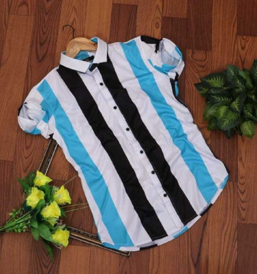 iCome Men Striped Casual Multicolor Shirt