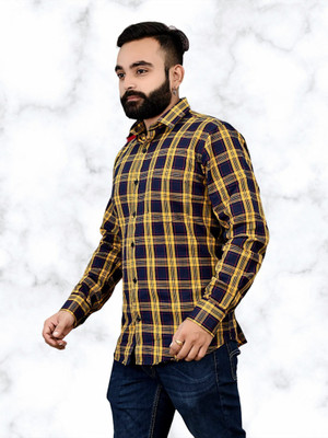 VK WINTER WEAR Men Striped Casual Multicolor Shirt