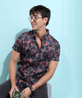 KETCH Men Floral Print Casual Multicolor Shirt