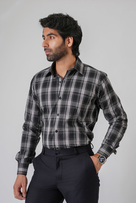 Haute Tissue Men Solid Casual Black Shirt