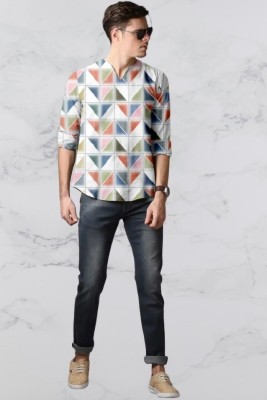 ISUEL FAB Men Printed Casual Multicolor Shirt