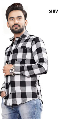 HouseOfCommon Men Checkered Casual Multicolor Shirt