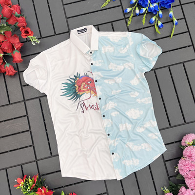 iCome Men Printed Casual Multicolor Shirt