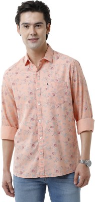 CAVALLO BY LINEN CLUB Men Printed Casual Pink Shirt